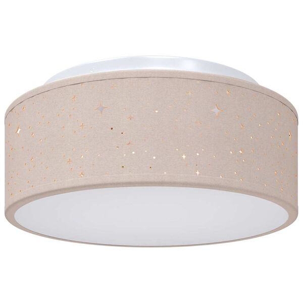 vidaXL Deckenlampe Taupe 30 x 13.5 cm Stoff