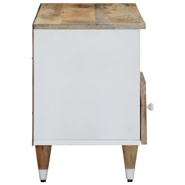 vidaXL TV-Schrank 100x33,5x46 cm Massivholz Mango