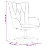 vidaXL Relaxsessel Taupe Stoff