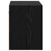 vidaXL TV-Wandschrank Schwarz Eichen-Optik 40,5x30x40cm Holzwerkstoff