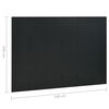 vidaXL 6-tlg. Raumteiler Schwarz 240x180 cm Stahl