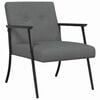 vidaXL Sessel Dunkelgrau Stoff