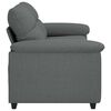 vidaXL 2-Sitzer-Sofa Dunkelgrau 140 cm Stoff