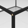 vidaXL Couchtisch Transparent 80x80x35 cm Hartglas
