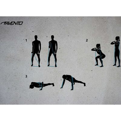 Avento Fitness-Powerband Latex Light