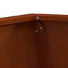 vidaXL Feuerstelle Braun 50 x 50 x 40 cm Wetterfeststahl