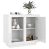 vidaXL Sideboard Hochglanz-Wei&szlig; 80x40x75 cm