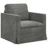 vidaXL Sofa Set 2 pcs Dunkelgrau 198 x 78 x 80 cm Samt