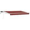 vidaXL Manuelle Gelenkarmmarkise mit LEDs 2,5 x 2 m