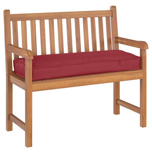 vidaXL Kissen Weinrot 110 x 40 x 8 cm Oxford-Stoff