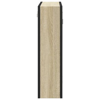 vidaXL Bad-Spiegelschrank Sonoma-Eiche 60x16x60 cm Holzwerkstoff