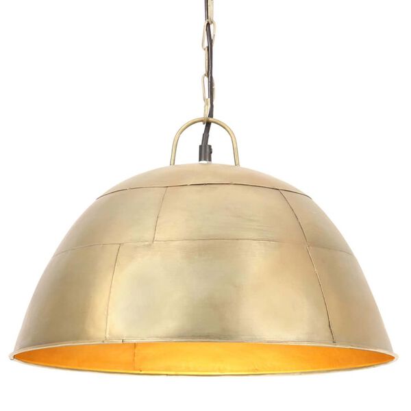 vidaXL H&auml;ngelampe Vintage Industriestil 25 W Messing Rund 41 cm E27