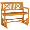 vidaXL Garten Schaukeltbank Natur 110 x 59 x 97 cm Massivholz Akazie