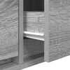 vidaXL TV-Schr&auml;nk Grau Sonoma 100 x 31 x 25,5 cm Holzwerkstoff