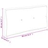 vidaXL Palettenkissen T&uuml;rkis 80x40x12 cm Stoff