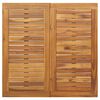 vidaXL Garten Essgruppe 3 pcs Schwarz und Holz 90 x 90 x 75 cm