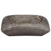 vidaXL Waschbecken Grau 50x35x10 cm Marmor