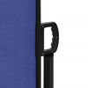 vidaXL Seitenmarkise Ausziehbar Blau 100x600 cm