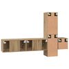 vidaXL TV-Schrank-Set 5 pcs Artisan-Eiche 181 x 30 x 120 cm