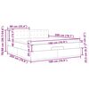 vidaXL Ottoman-Bett mit Matratze Dunkelgr&uuml;n 180x200 cm Samt