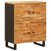 vidaXL Seitenschrank Braun 60 x 33 x 75 cm Massivholz Mango