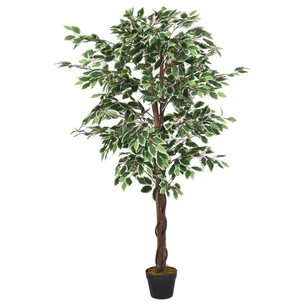 vidaXL Ficusbaum K&uuml;nstlich 1008 Bl&auml;tter 180 cm Gr&uuml;n