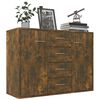 vidaXL Sideboard Räuchereiche 88x30x65 cm Holzwerkstoff