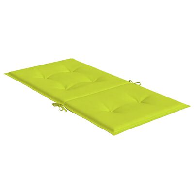 vidaXL Gartenstuhlauflagen für Niedriglehner 6Stk. Hellgrün 100x50x3cm
