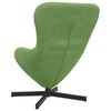 vidaXL Eiersessel Hellgr&uuml;n 63 x 73 x 90 cm Samt