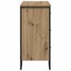 vidaXL Kommode mit Schubladen 2 pcs Artisan-Eiche 91 x 35,5 x 74,5 cm