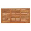 vidaXL 7-tlg. Gartenbar-Set Schwarz Massivholz Akazie und Poly Rattan