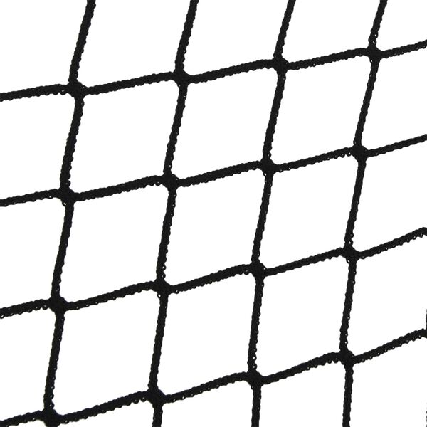 vidaXL Anhängernetz mit Gummiseil Schwarz 6x3,5 m PP