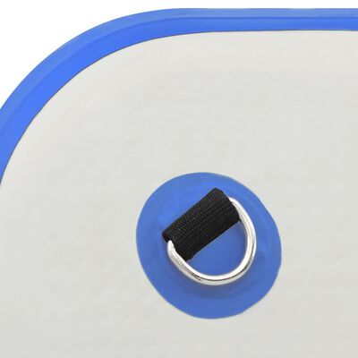 vidaXL Aufblasbare Schwimmmatte Blau und Weiß 200x150x15 cm