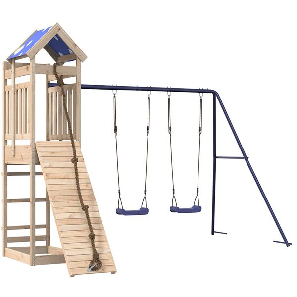vidaXL Spielturm Massivholz Kiefer