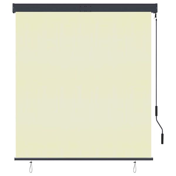 vidaXL Au&szlig;enrollo 140x250 cm Creme