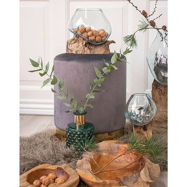 House Nordic Pouf Myla Grau