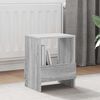 vidaXL Magazinregal Graues Sonoma 35 x 30 x 45 cm