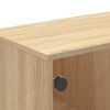vidaXL TV-Schrank mit Glast&uuml;ren Sonoma-Eiche 102x37x50 cm