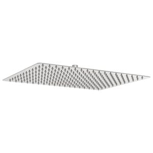 vidaXL Regenbrause Edelstahl 304 40x30 cm Rechteckig