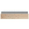 vidaXL Bett mit Matratze 120x190 cm Massivholz Kiefer