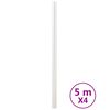 vidaXL M&ouml;belfolien Selbstklebend Transparent 90x500 cm PVC