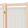 vidaXL 5-teiliger Raumteiler Creme 200 x 170 x 4 cm Stoff