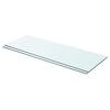 vidaXL Regalb&ouml;den 2 Stk. Glas Transparent 70x25 cm