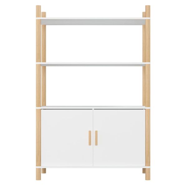 vidaXL Highboard Weiß 80x40x121 cm Holzwerkstoff