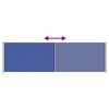 vidaXL Seitenmarkise Ausziehbar 180x600 cm Blau