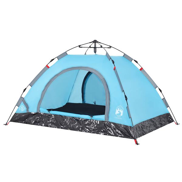 vidaXL Campingzelt 2 Personen Blau Quick Release
