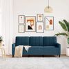 vidaXL 3-Sitzer-Sofa Blau 180 cm Samt