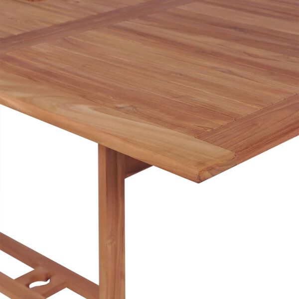 vidaXL Gartentish 180x90x75 cm Teak Massivholz