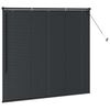 vidaXL Balkenjalousien Schwarz 130 x 140 cm Aluminium