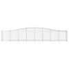 vidaXL Gabionen mit Hochbogen 6 Stk. 400x50x60/80cm Verzinktes Eisen